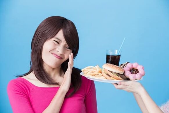 Từ chối chế độ ăn uống có hại