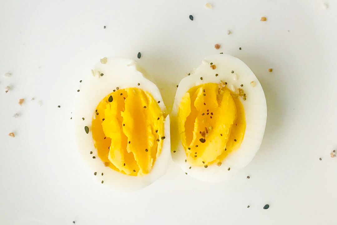 nửa quả trứng cho chế độ ăn kiêng Ducan