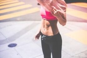 Bài tập để giảm cân của bụng và bên